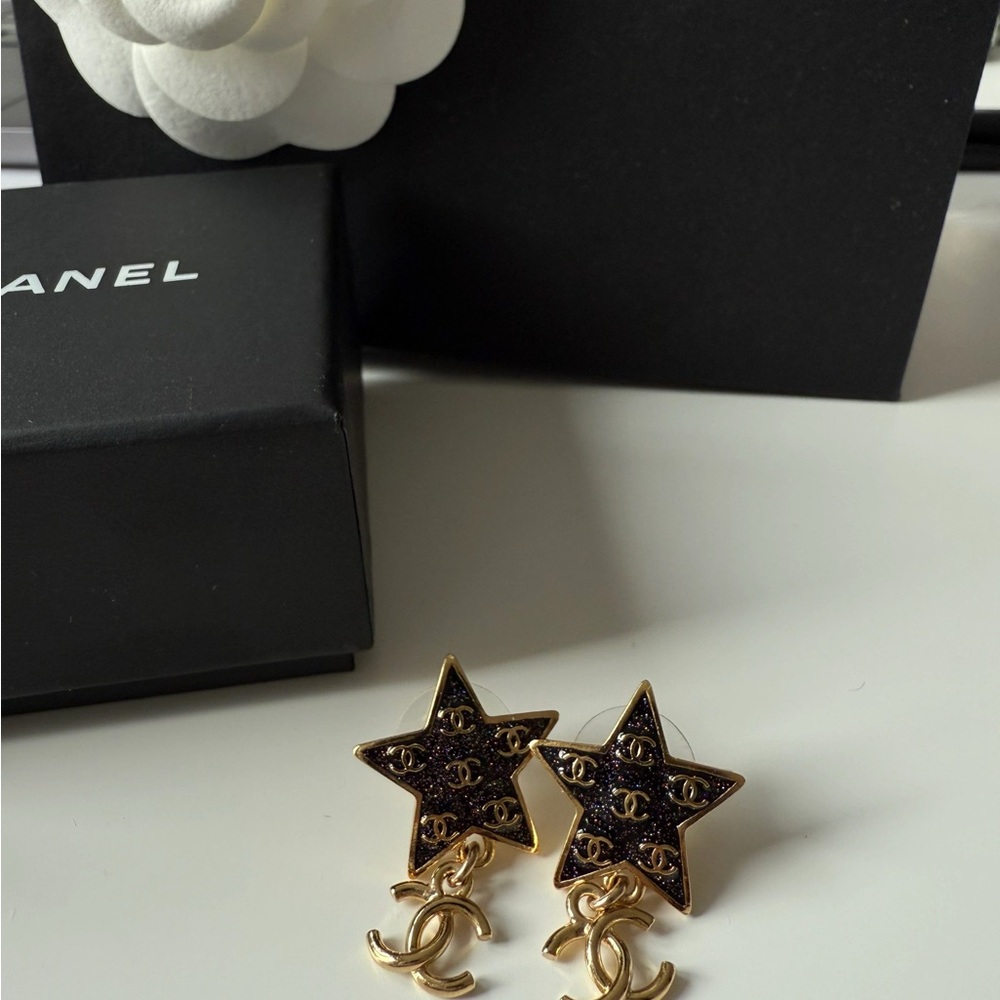 Chanel 24C Earrings NEW